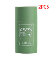 Cleansing Green Tea Mask Clay Stick Oil Control Anti-Acne Whitening Seaweed Mask Skin Care - LuxeBloom