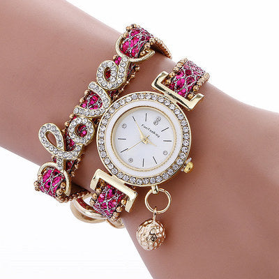 Bracelet watch sequin bracelet watch