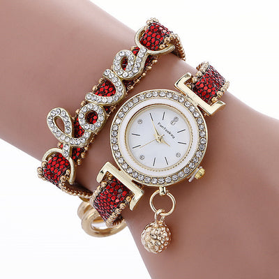 Bracelet watch sequin bracelet watch