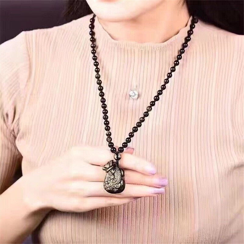 Fortune Money Bag Necklace - LuxeBloom