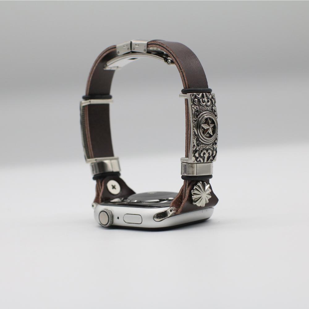 Watch Wrist Band Retro DIY Embossed Watch Band - LuxeBloom