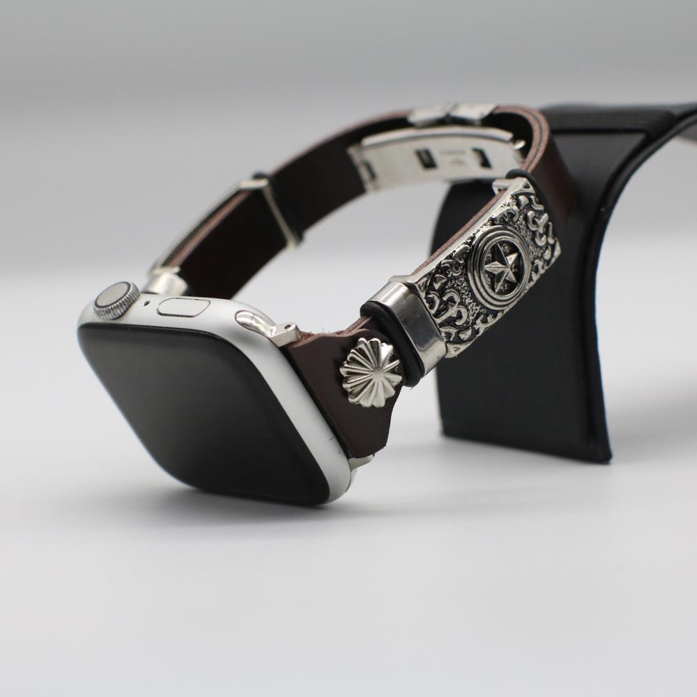 Watch Wrist Band Retro DIY Embossed Watch Band - LuxeBloom