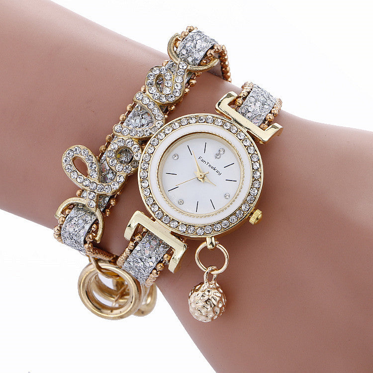 Bracelet watch sequin bracelet watch - LuxeBloom