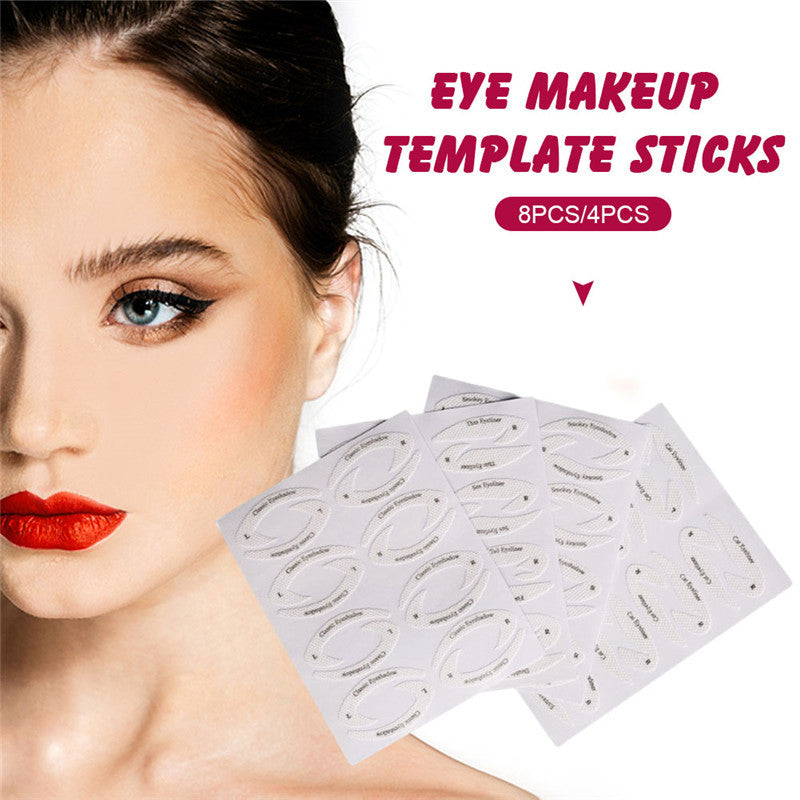 New Eyeshadow Eyeliner Makeup Template Sticker - LuxeBloom
