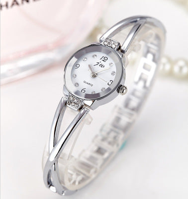 Steel belt ladies bracelet watch