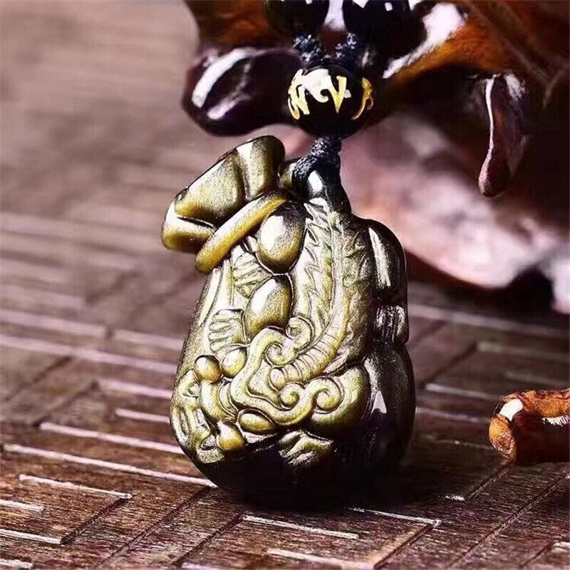 Fortune Money Bag Necklace - LuxeBloom