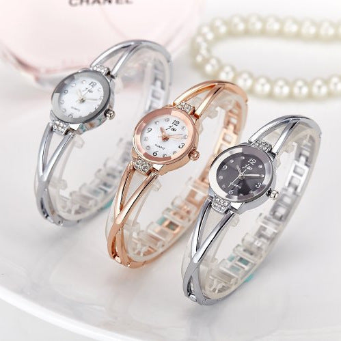 Steel belt ladies bracelet watch - LuxeBloom