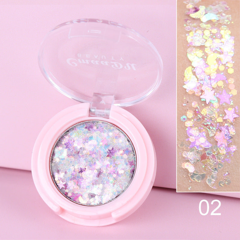 Monochrome Glitter Powder Sequin Eyeshadow - LuxeBloom