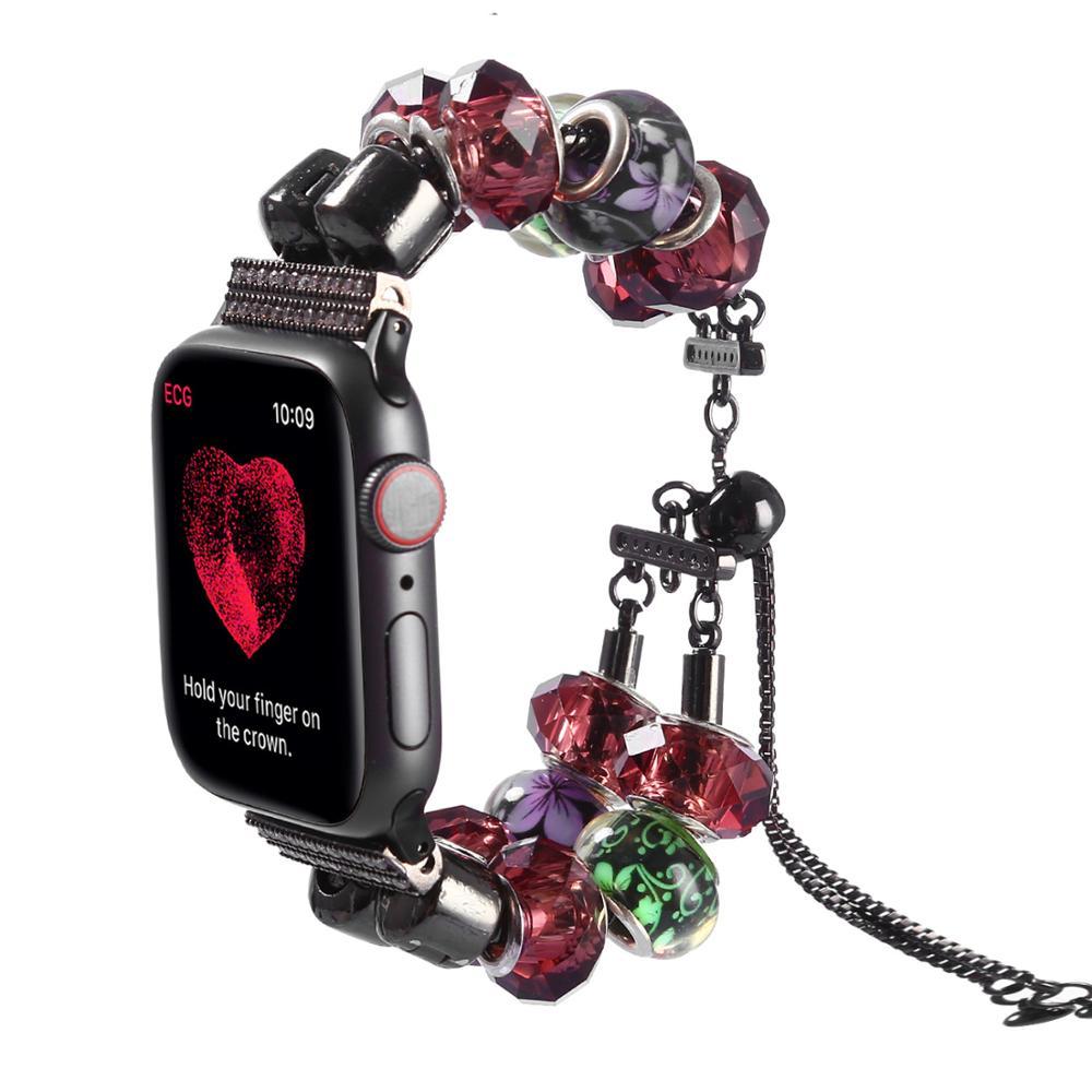 Adjustable handmade jewelry watchband - LuxeBloom