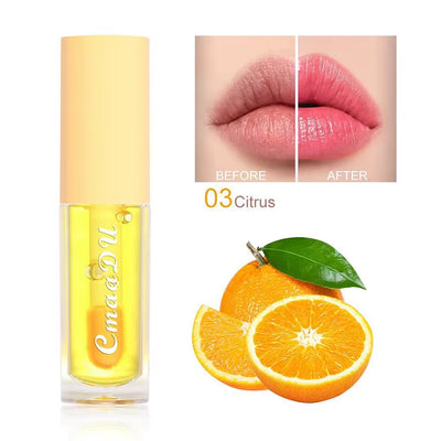 Fresh Fruit Lip Balm Lip Oil Moisturizing Temperature Color Changing Lipstick Long Lasting Hydrating Cherry Lip Gloss Cosmetic