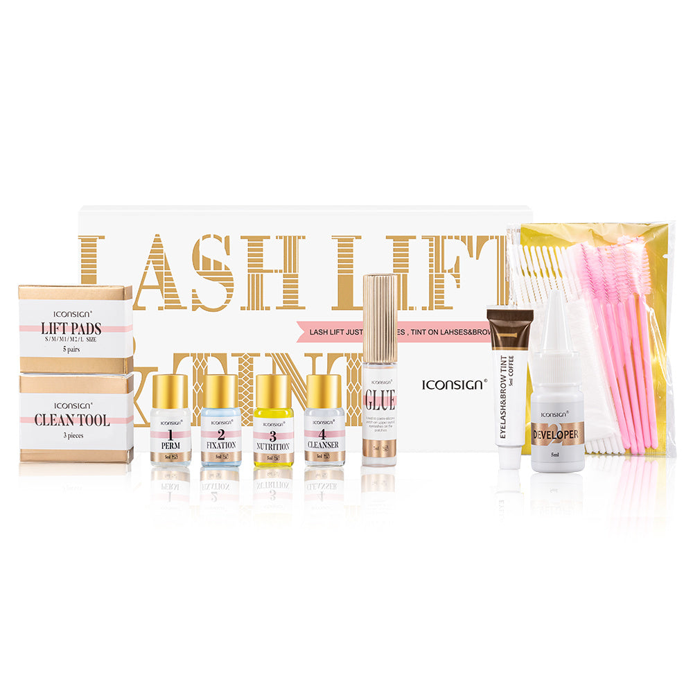 ICONSIGN Lash Lift EyeLash Eyebrow Dye Tint Kit Lashes Perm Set Brow Lamination Makeup Tools - LuxeBloom