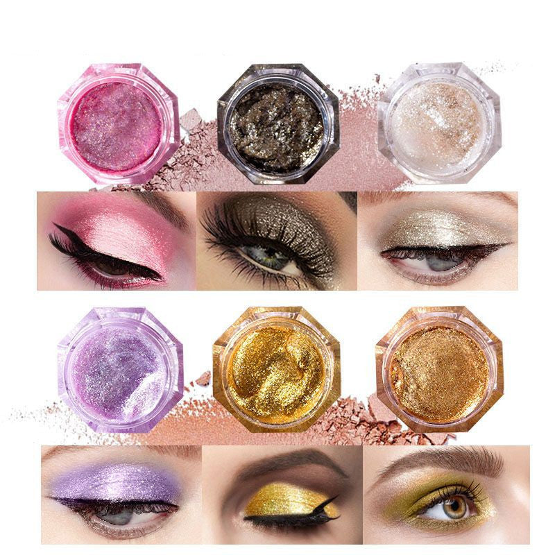 6 Colors Diamond Pearl Liquid Eyeshadow - LuxeBloom