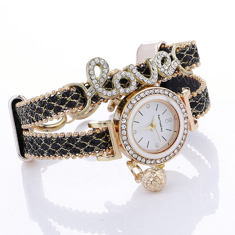 Bracelet watch sequin bracelet watch