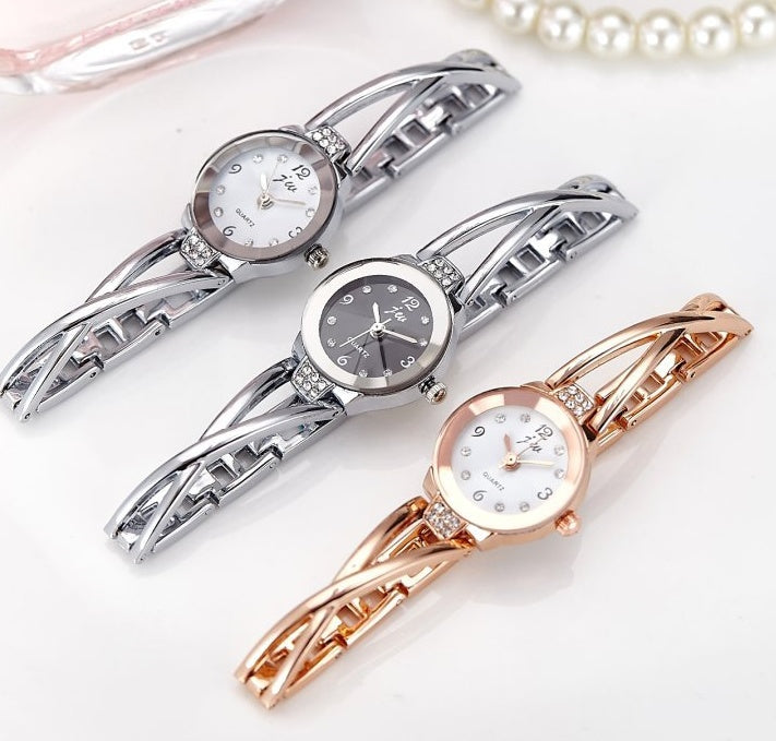 Steel belt ladies bracelet watch - LuxeBloom