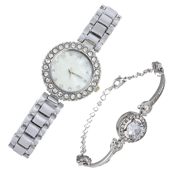 Women's Casual Diamond Quartz Bracelet Watch - LuxeBloom