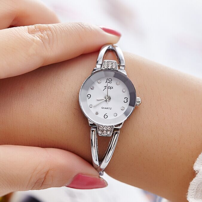 Steel belt ladies bracelet watch