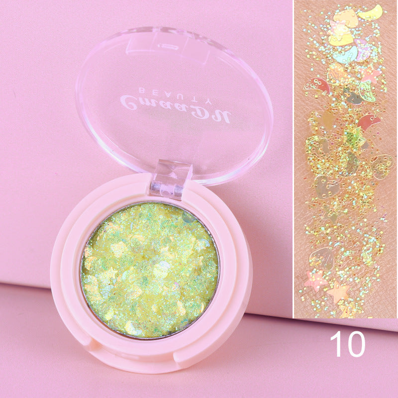 Monochrome Glitter Powder Sequin Eyeshadow - LuxeBloom
