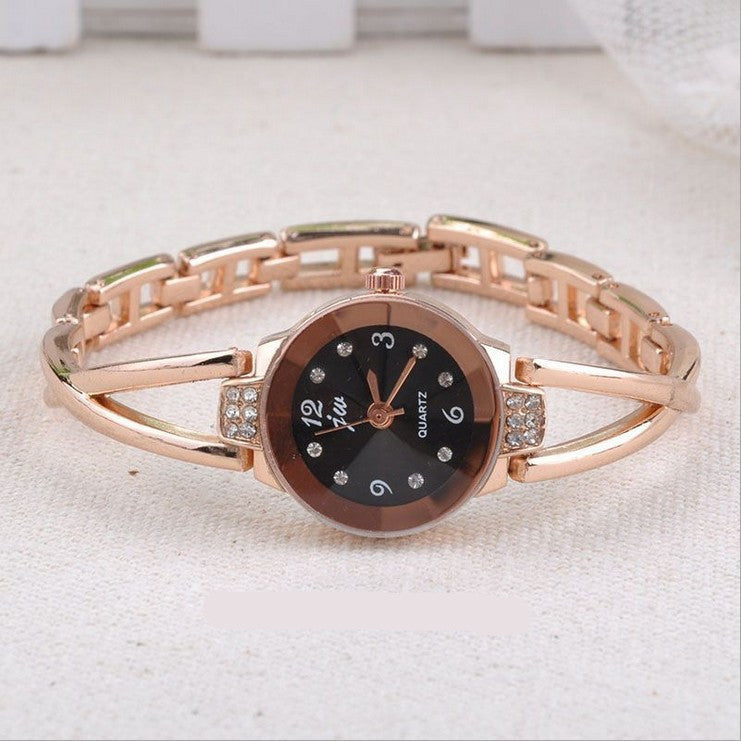 Steel belt ladies bracelet watch