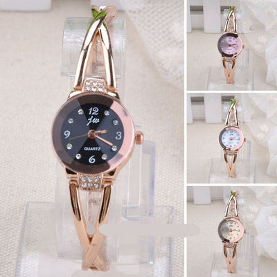 Steel belt ladies bracelet watch