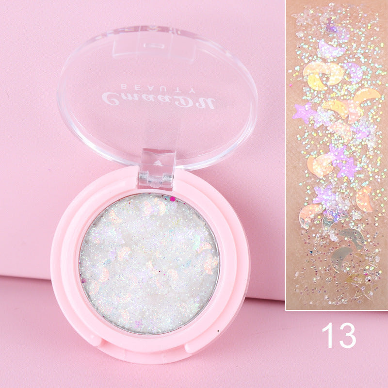 Monochrome Glitter Powder Sequin Eyeshadow - LuxeBloom