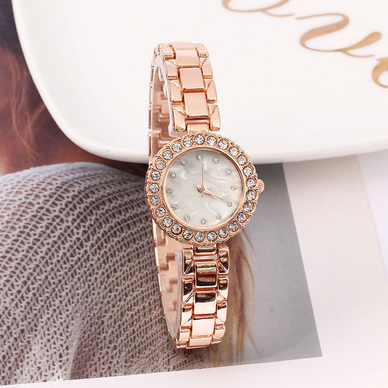 Women's Casual Diamond Quartz Bracelet Watch - LuxeBloom