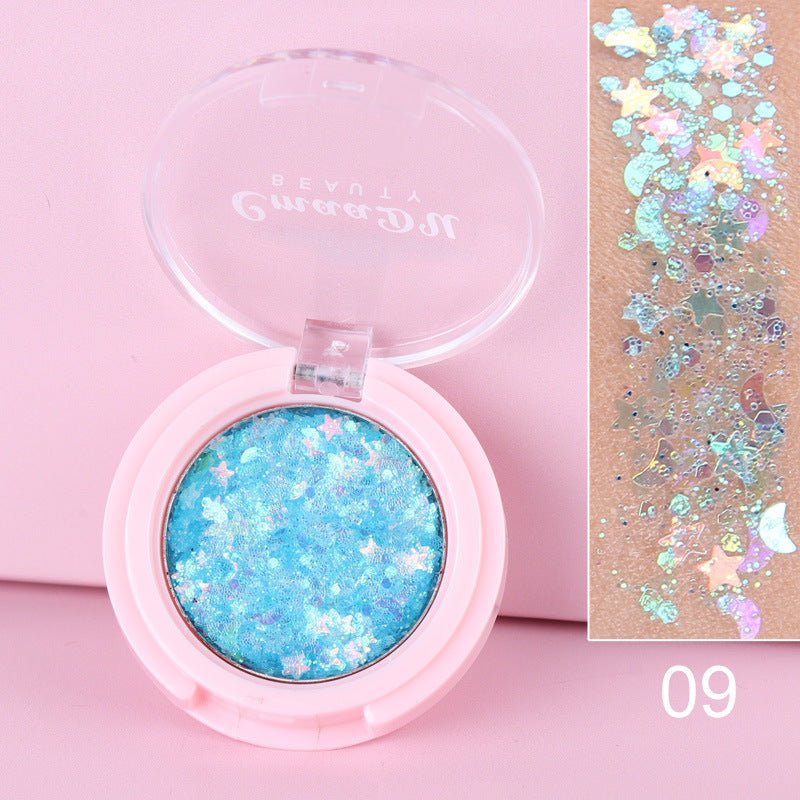 Monochrome Glitter Powder Sequin Eyeshadow - LuxeBloom
