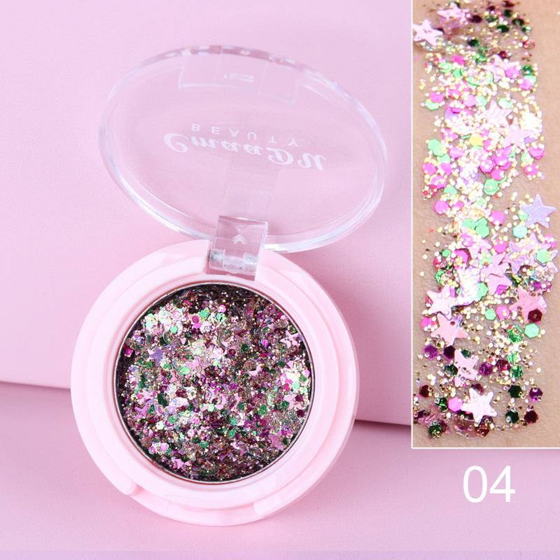 Monochrome Glitter Powder Sequin Eyeshadow - LuxeBloom