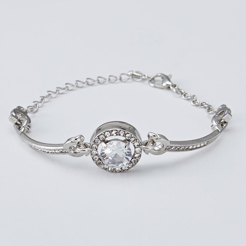 Women's Casual Diamond Quartz Bracelet Watch - LuxeBloom