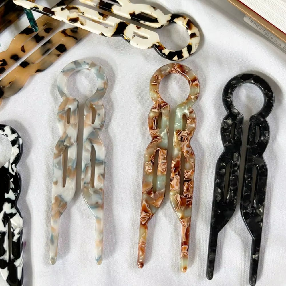 Elevate Your Hairstyle with Our Fashionable U-Shaped Hair Sticks!