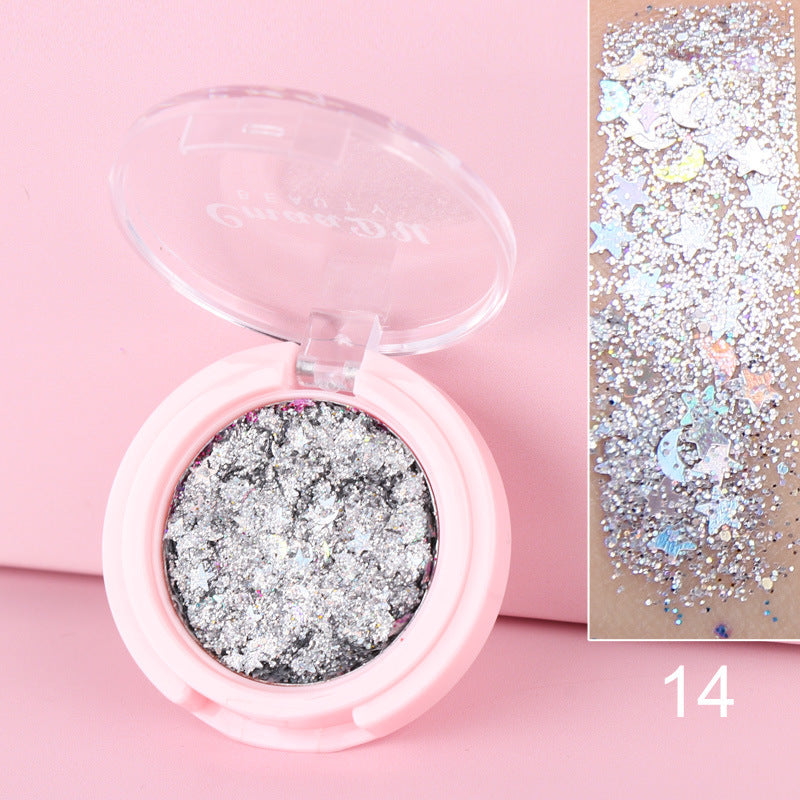 Monochrome Glitter Powder Sequin Eyeshadow - LuxeBloom