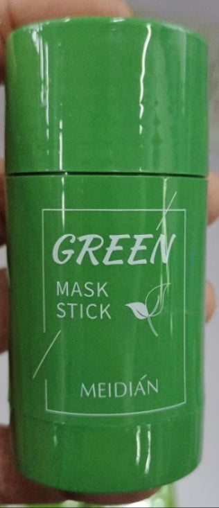 Cleansing Green Tea Mask Clay Stick Oil Control Anti-Acne Whitening Seaweed Mask Skin Care - LuxeBloom