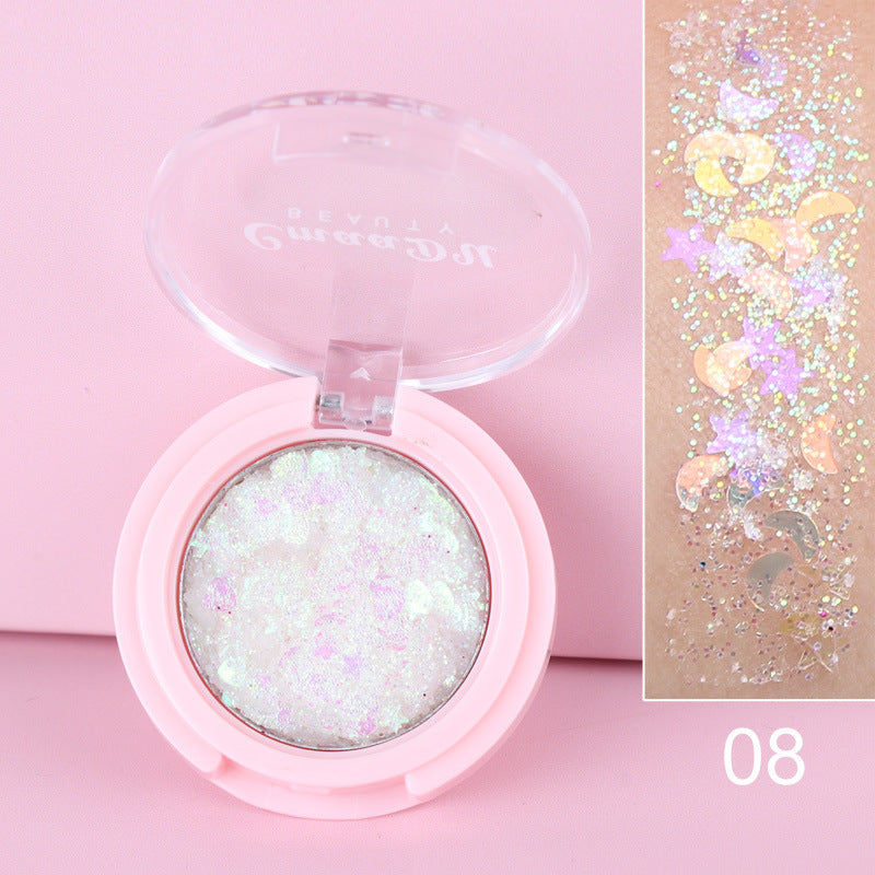 Monochrome Glitter Powder Sequin Eyeshadow - LuxeBloom