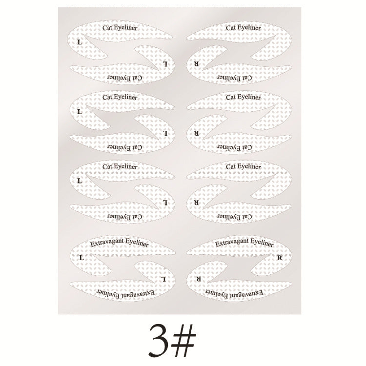 New Eyeshadow Eyeliner Makeup Template Sticker - LuxeBloom