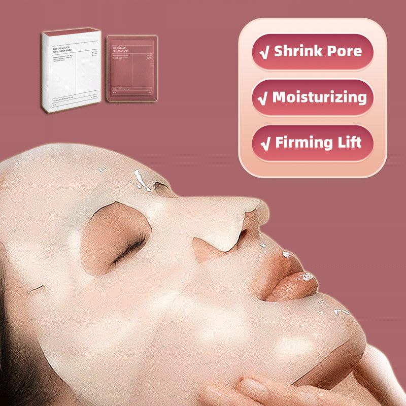 Face Mask Shrink Pore Moisturizing Refreshing Brightening Firming Lift Nourish Skin Care Deep Hydration Moisturizer - LuxeBloom