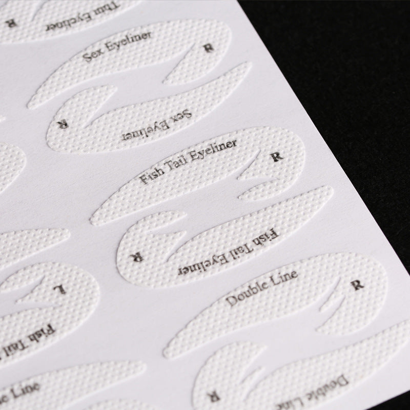 New Eyeshadow Eyeliner Makeup Template Sticker - LuxeBloom